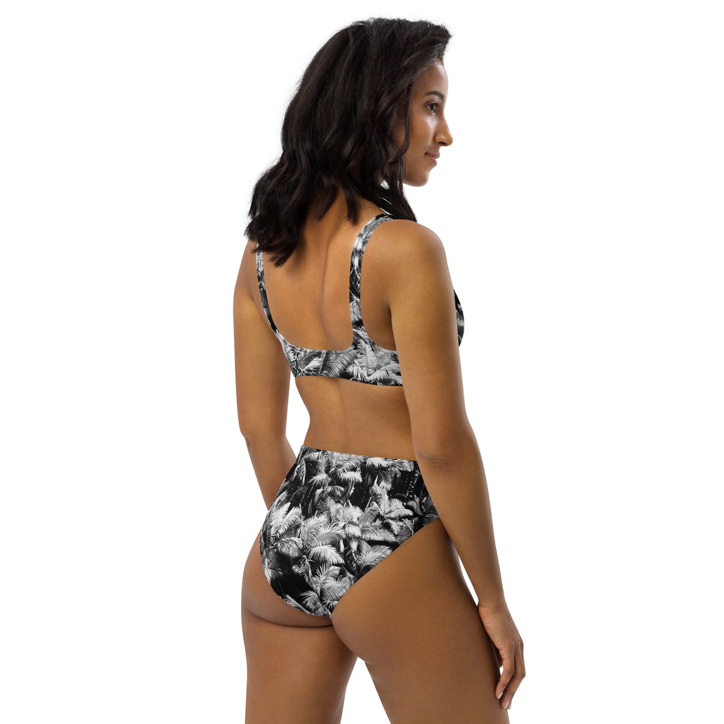 Palm Paradise - High-Waisted Bikini Set