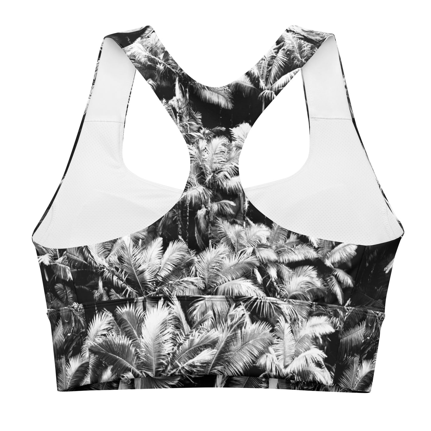 Palm Paradise - Longline Sports Bra