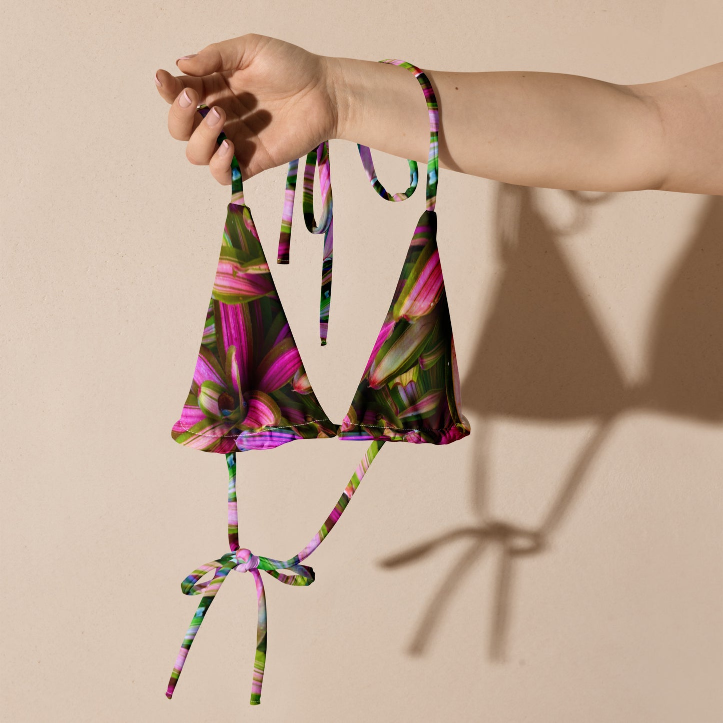 Bromeliad Fiesta - String Bikini Top