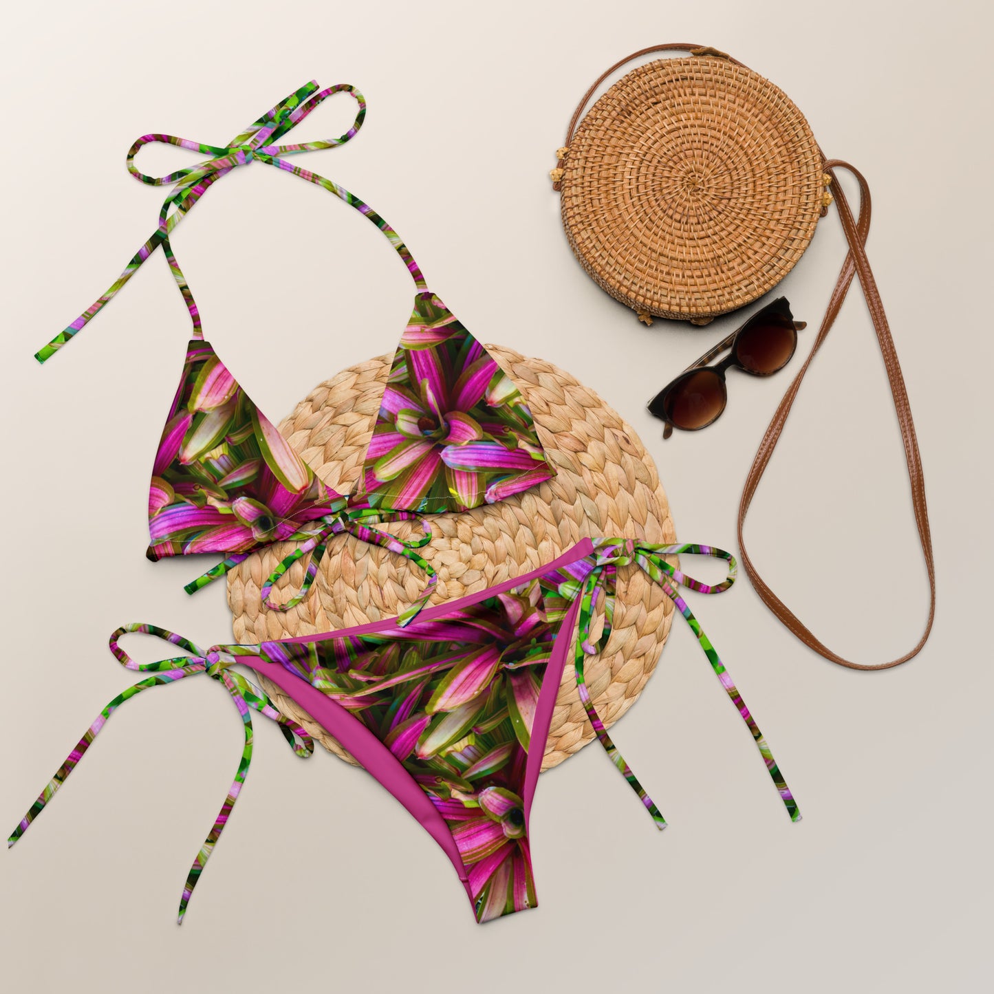 Bromeliad Fiesta - String Bikini Set