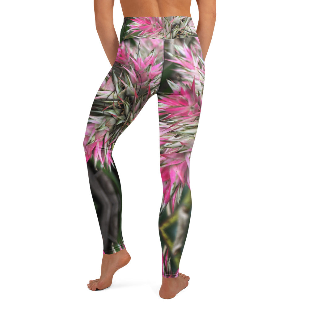Sassy Pink Stellata - Athletic Leggings