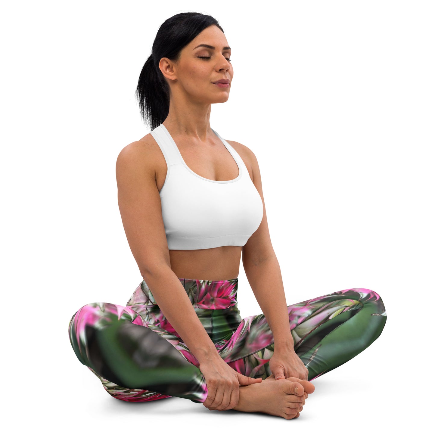 Sassy Pink Stellata - Athletic Leggings