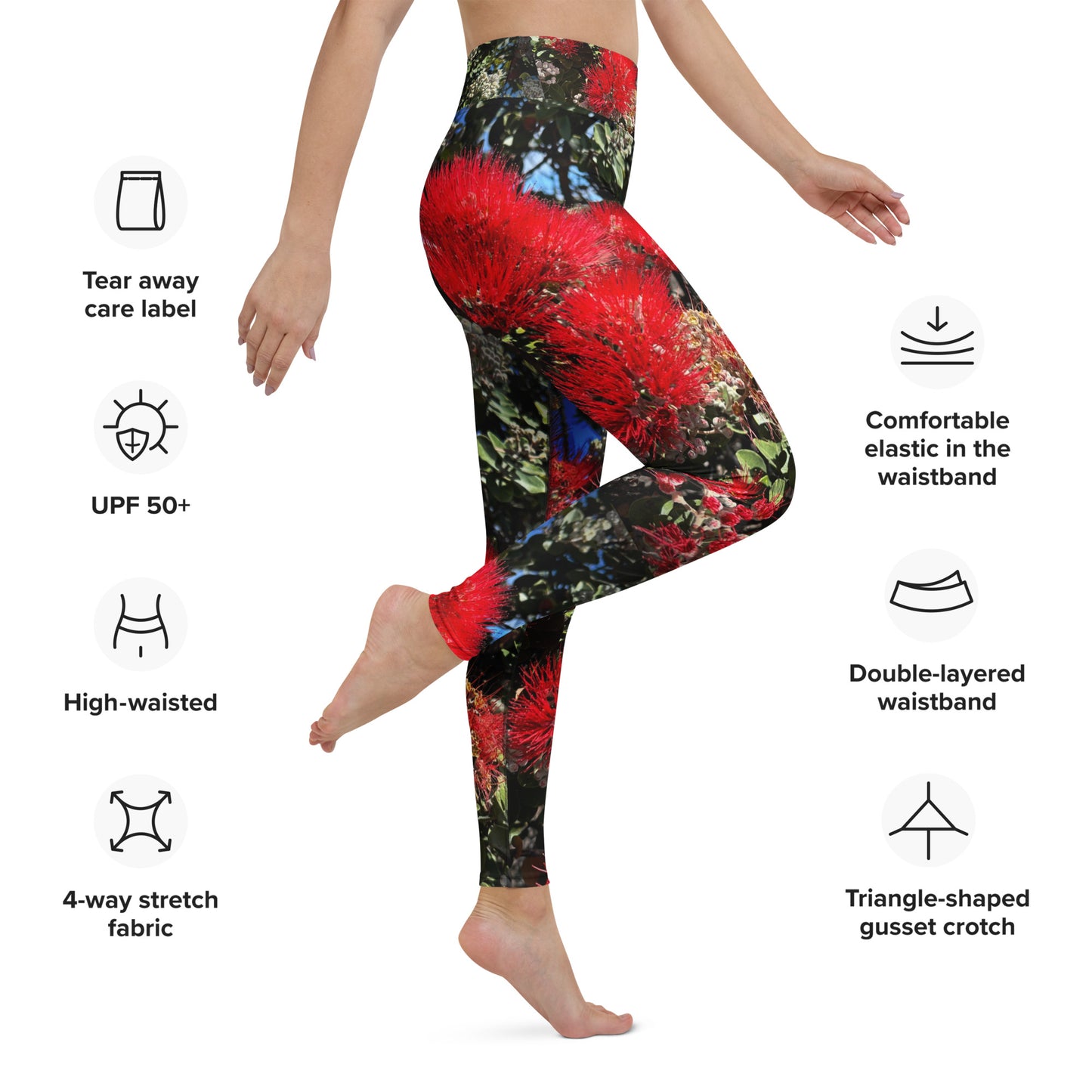 Ohia Lehua Kine o' Luv - Athletic Leggings