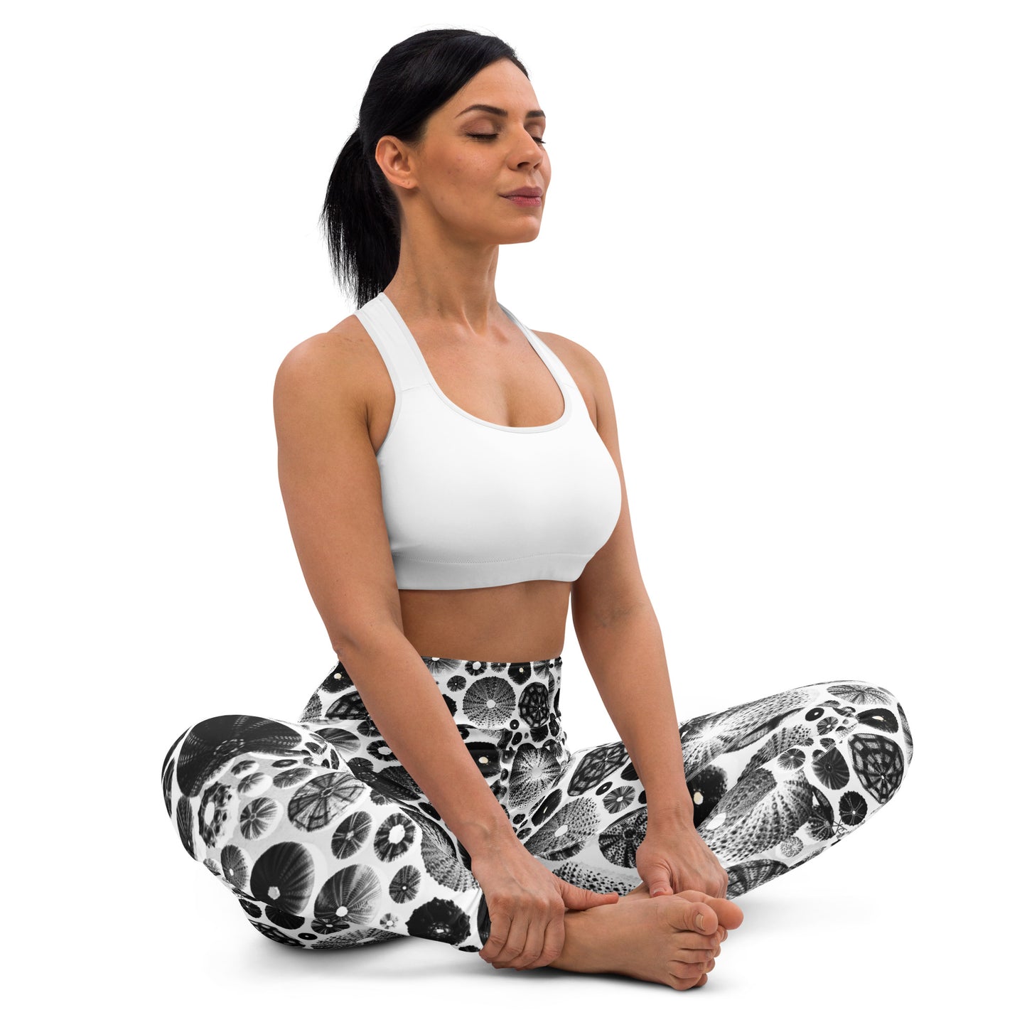 Urchin Glad You Came? - Athletic Leggings (White Background)