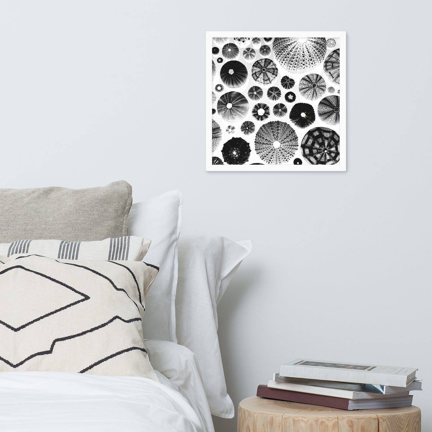 Urchin Glad You Came? - Framed Art -(White Background)
