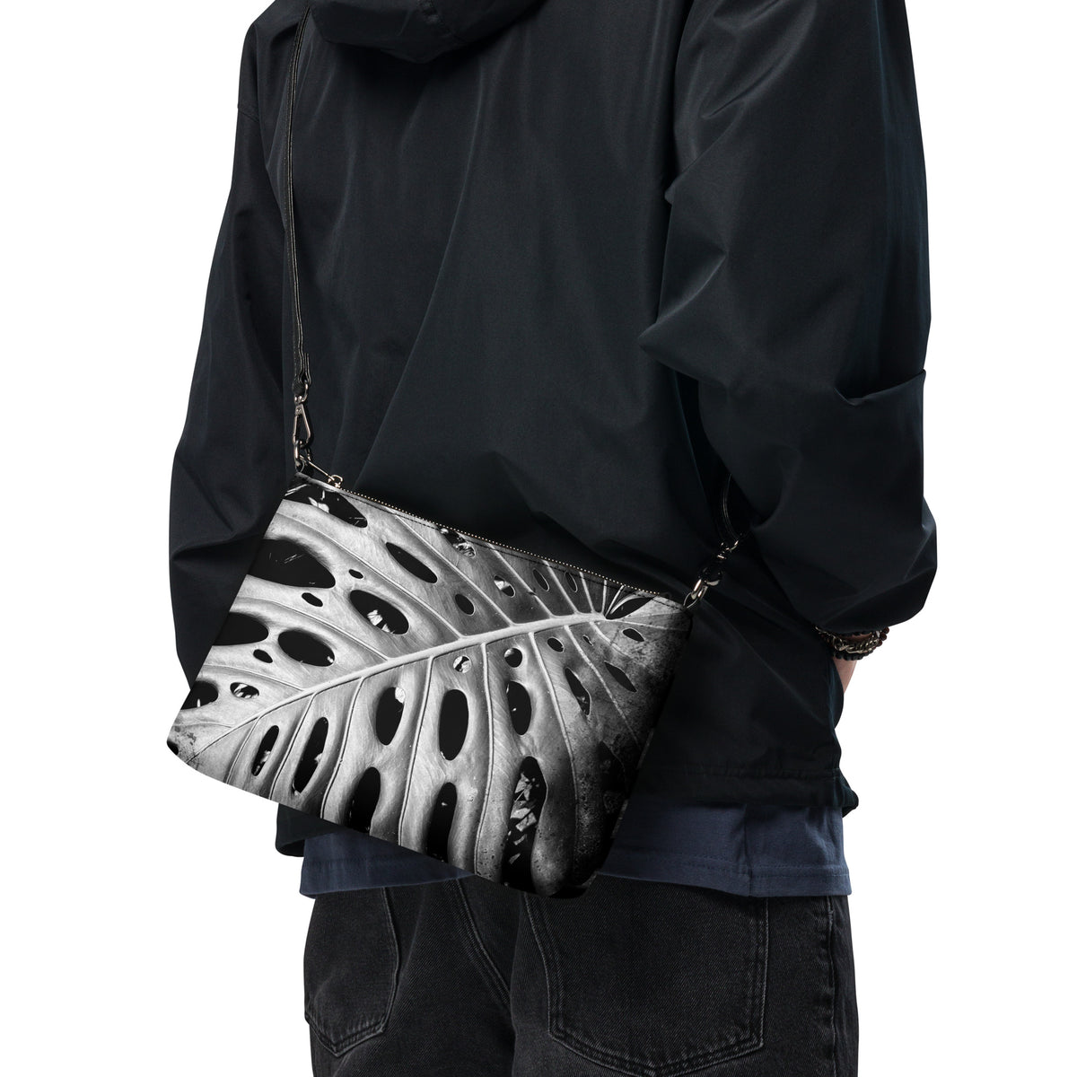Monstera Madness /Crossbody Purse