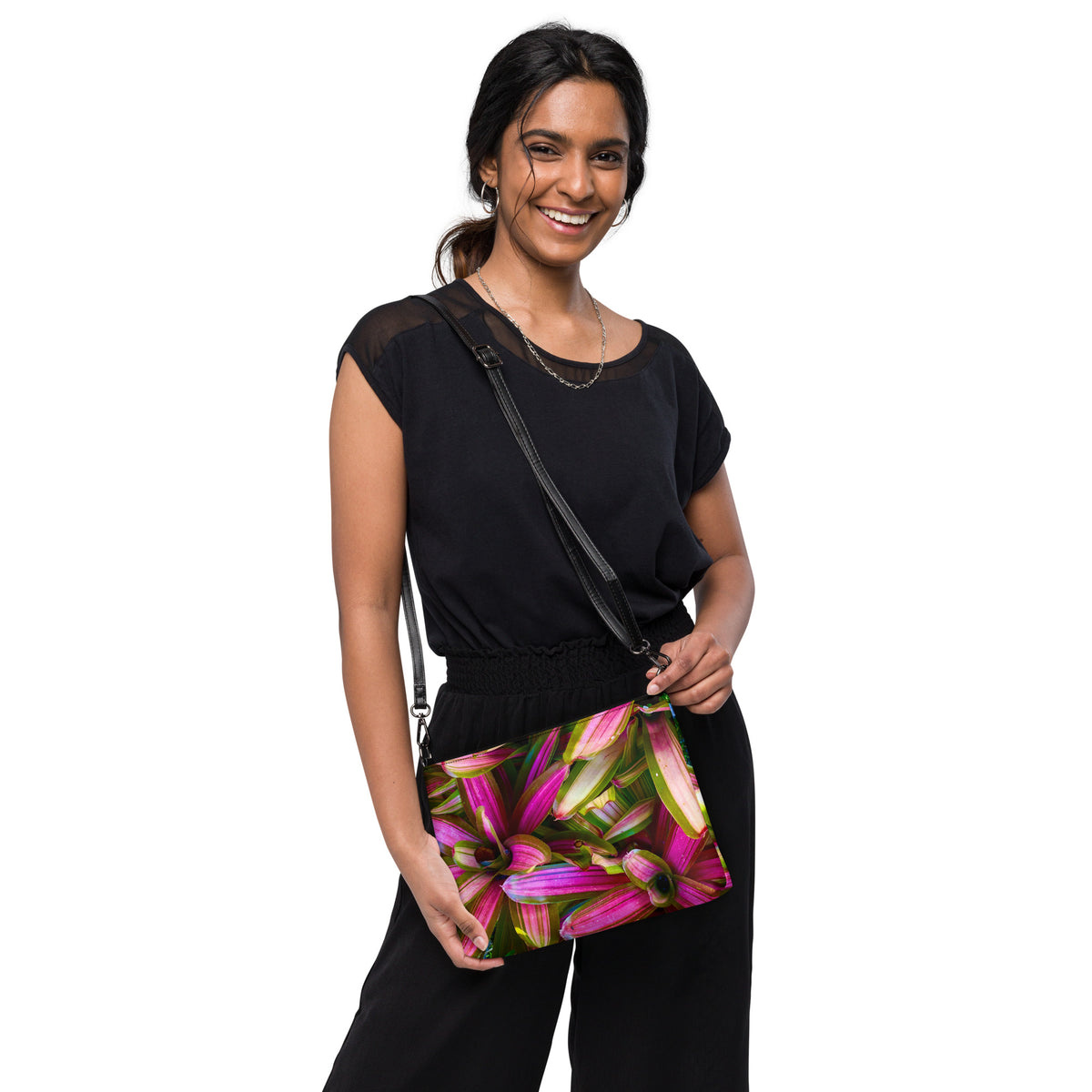 Bromeliad Fiesta / Crossbody Purse