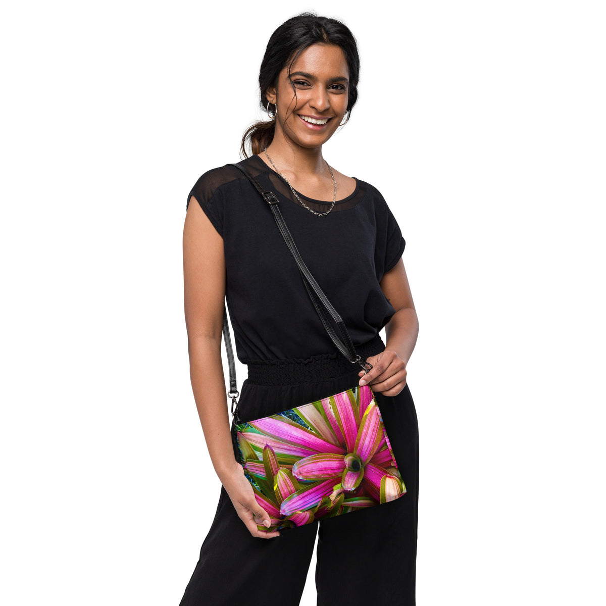 Bromeliad Fiesta / Crossbody Purse