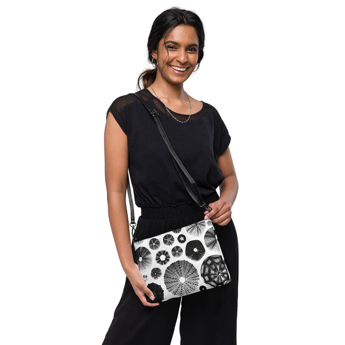 Beachcombing / White/ Crossbody Purse
