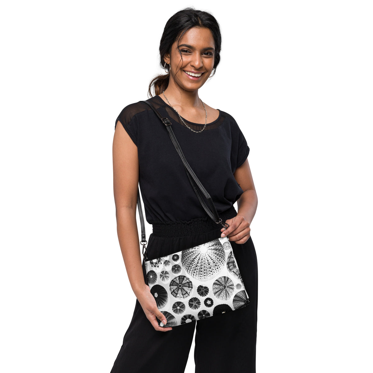 Beachcombing / White/ Crossbody Purse