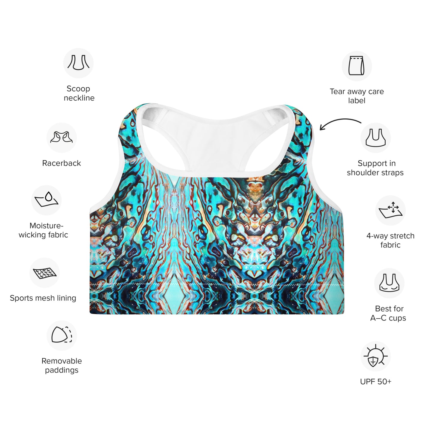 Abalone Dream - Sports Bra
