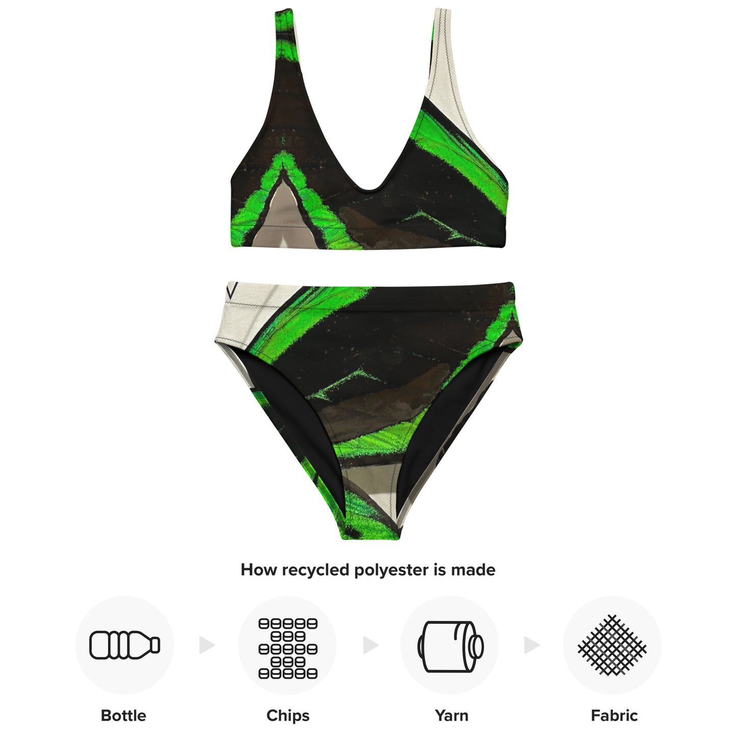 Birdwing Butterfly Euphoria - High Waisted Bikini
