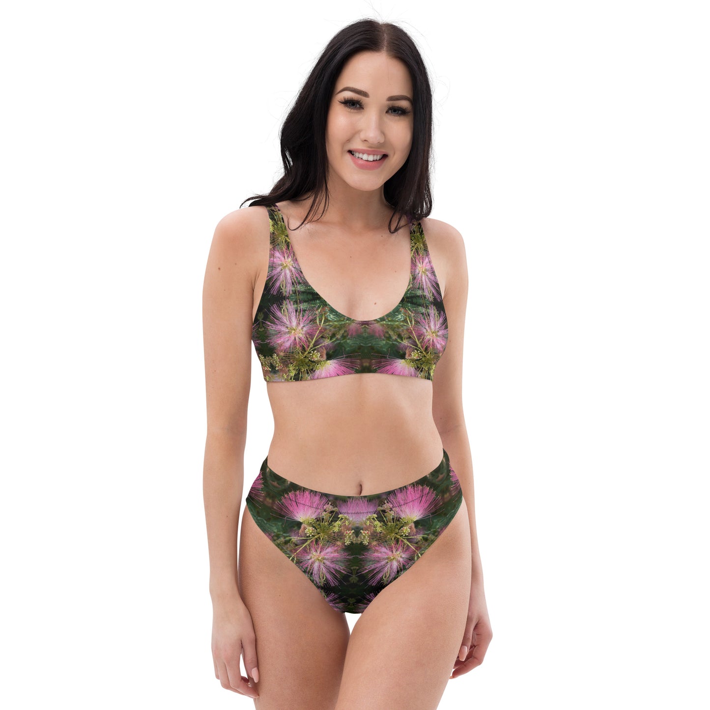 Pretty in Powder Puff Pink - High Waisted Bikini Set