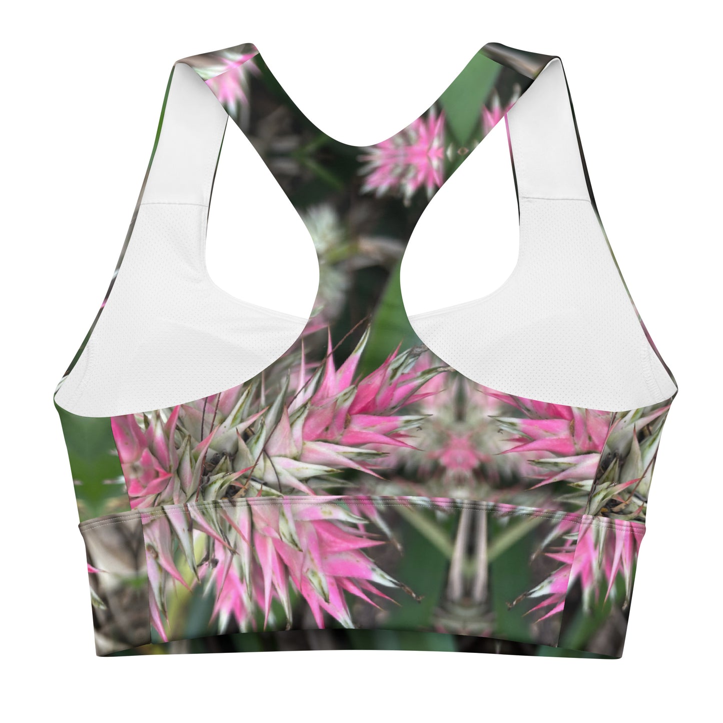 Sassy Pink Stellata - Longline Sports Bra