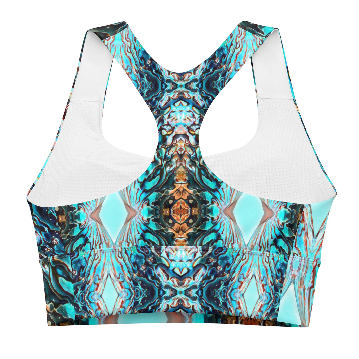 Abalone Dream - Longline Sports Bra