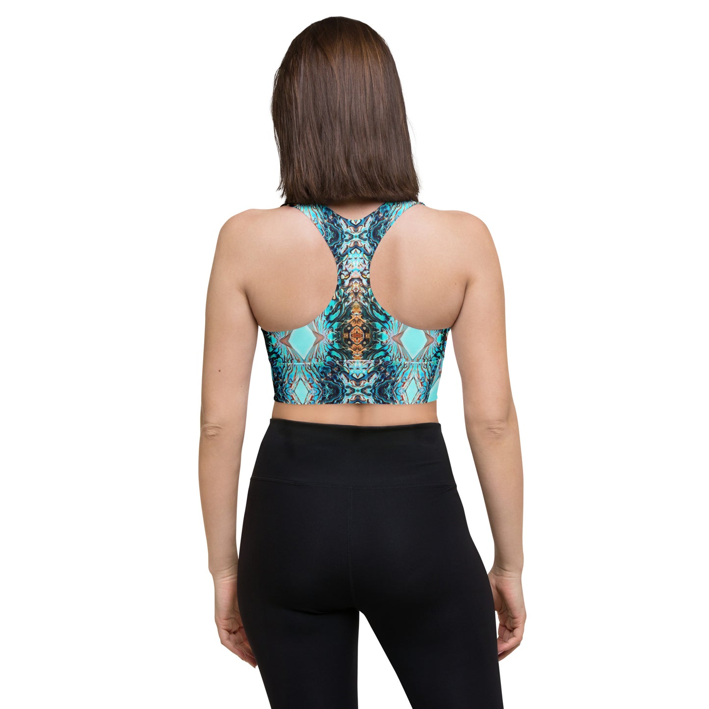 Abalone Dream - Longline Sports Bra
