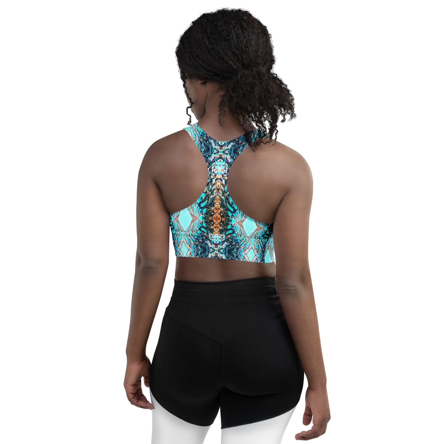 Abalone Dream - Longline Sports Bra