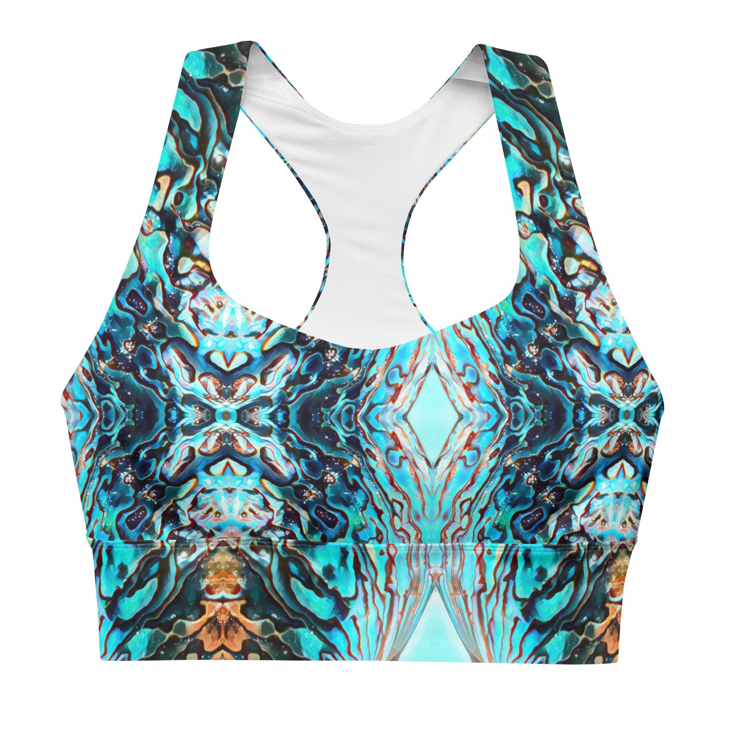 Abalone Dream - Longline Sports Bra