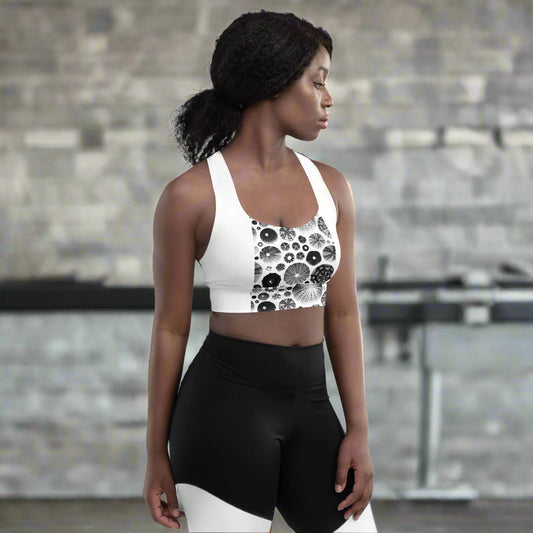Urchin Glad To Be Alive? - Longline Sports Bra
