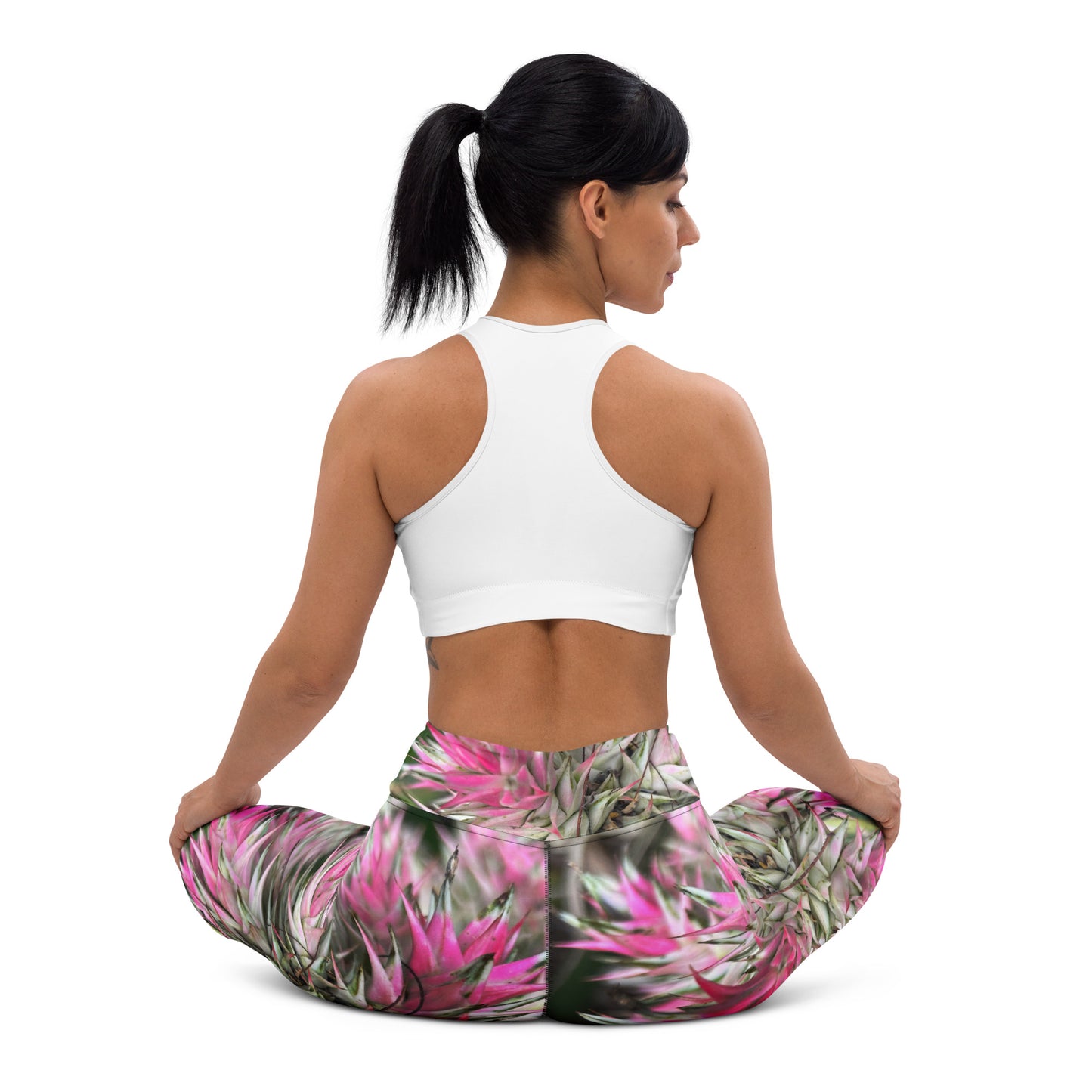 Sassy Pink Stellata - Athletic Leggings