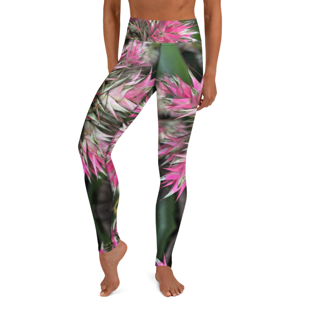 Sassy Pink Stellata - Athletic Leggings
