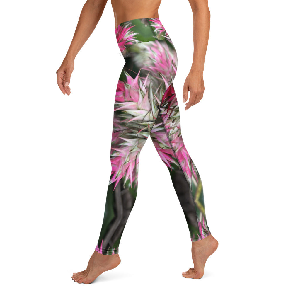 Sassy Pink Stellata - Athletic Leggings