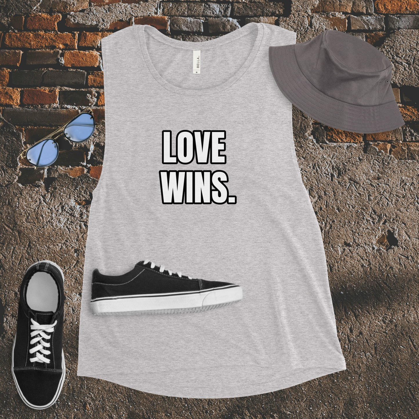 Love Wins -  Athletic Tank